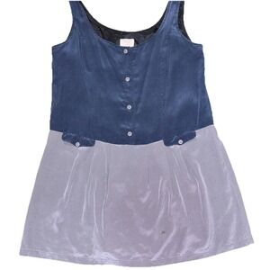 Rag & Bone Silk Colorblock Tank Tunic Mini Dress Sz6 Preppy Lightweight Academia